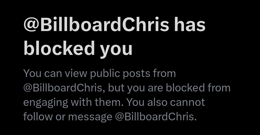 Bro puts me on blast for his incels to see. And then blocks me lmao. By righty incel logic that means i win 🤓