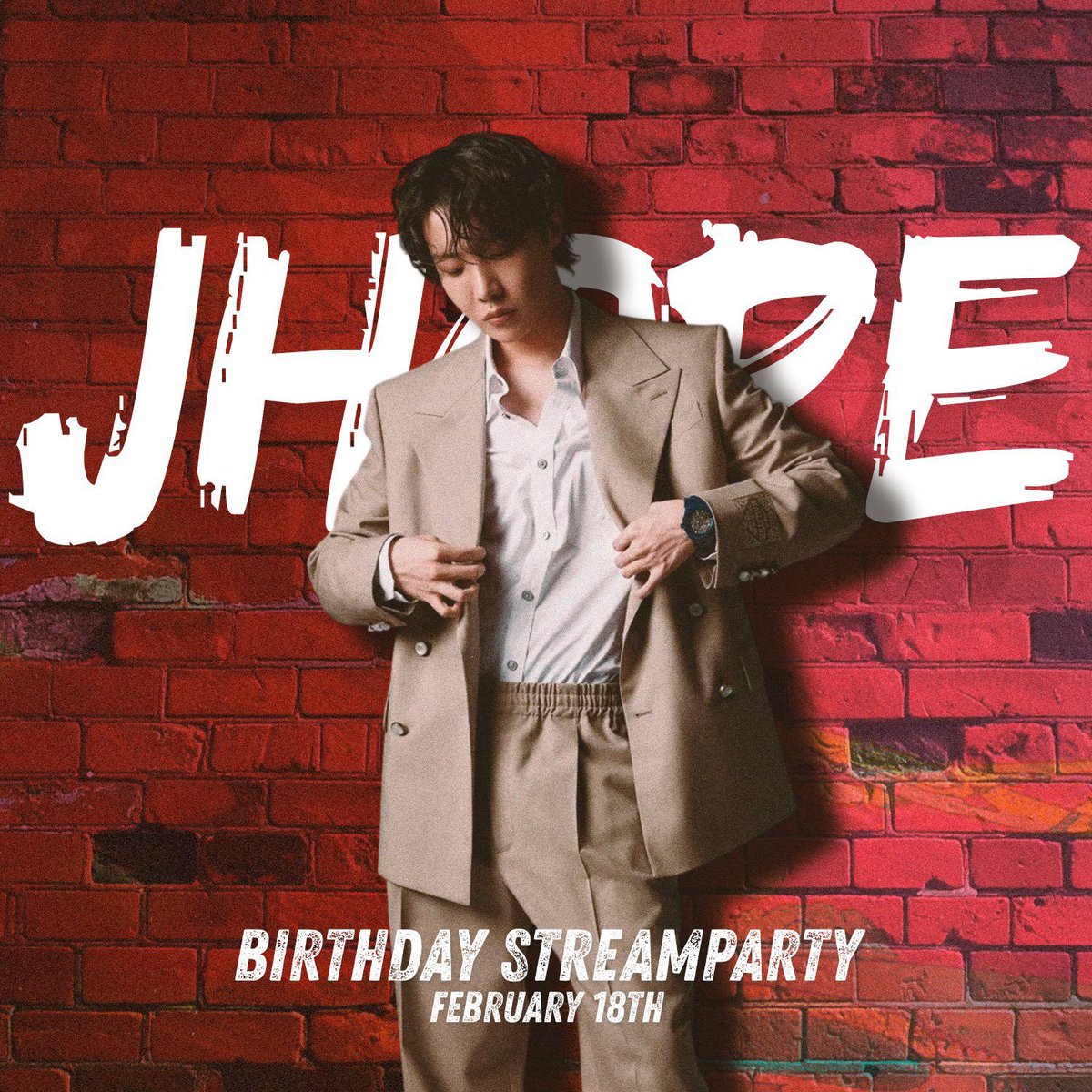 🎂J-HOPE BDAY STREAM PARTY🎂

ARMY, celebremos el cumpleaños de #JHOPE con un stream party este Miércoles 18 de Febrero, enfocada en su discografía. DIFUNDAN PARA QUE ARMY SE UNA ‼️

Más informacion 👇🏻