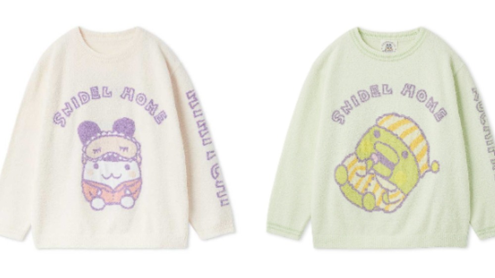 スナイデル ホーム「たまごっち」“パジャマ姿のくちぱっち”ニット