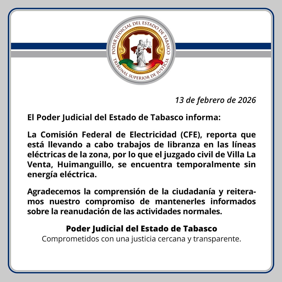 Poder Judicial del Estado de Tabasco (@pjetab_tsj) on Twitter photo 