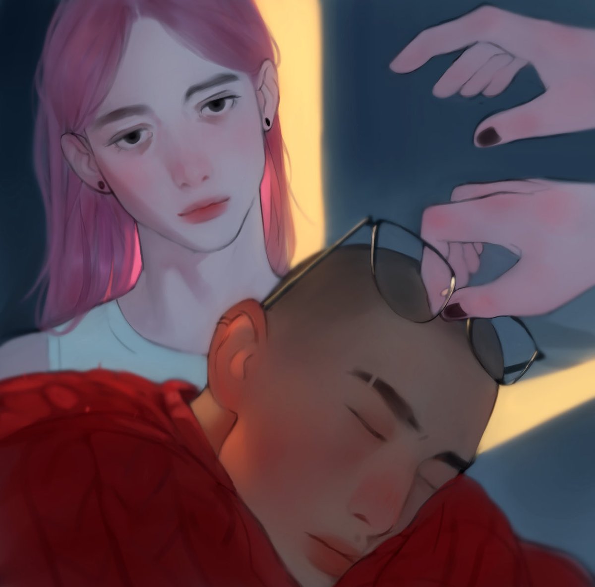 Jay and his sleeping beauty