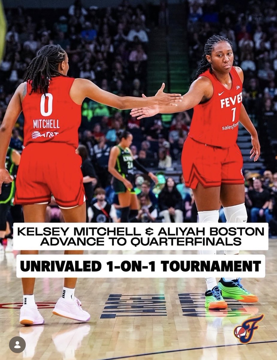 Both Boston and Michell made it to push it to the semifinals in Unrivaled <a href="/IndianaFever/">Indiana Fever</a> the ladies representing the Fever 💪🏼🔥🫡