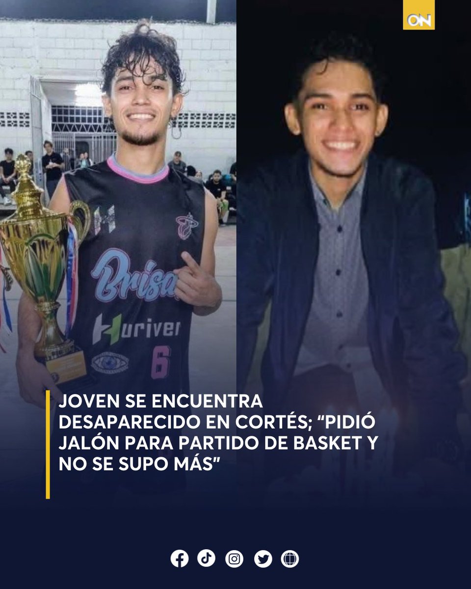 11_Noticias's tweet image. 🚨😢Familiares del joven Yahir Enrique Guzmán siguen preocupados, ya que está a punto de cumplirse un mes de la última vez que fue visto en la zona norte de Honduras. 👉 oncenoticias.hn/nacionales/jov…

#Caso #Desaparición #Honduras