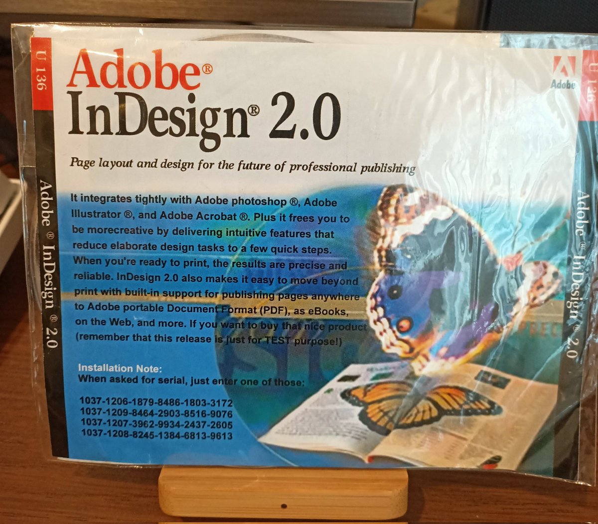 strangecloud3's tweet image. Lol found an #AdobeInDesign CD-Rom while cleaning out my shelves. Nostalgia! 😍 I don't even have a computer now that can pop in a CD-Rom haha.
#agerevealing