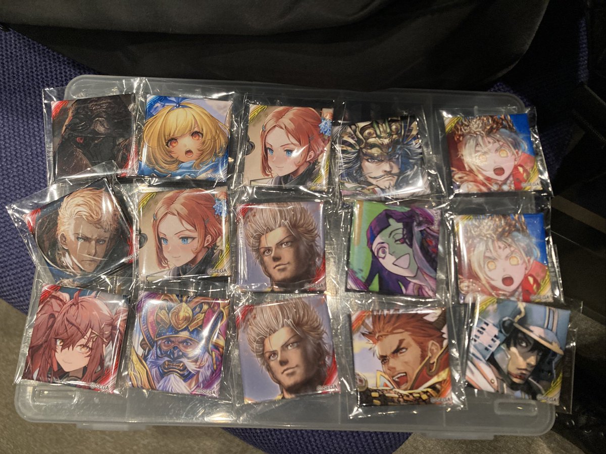 本日更新】愛知キャラバンでの缶バッジのトレードです。 求)三淵藤英