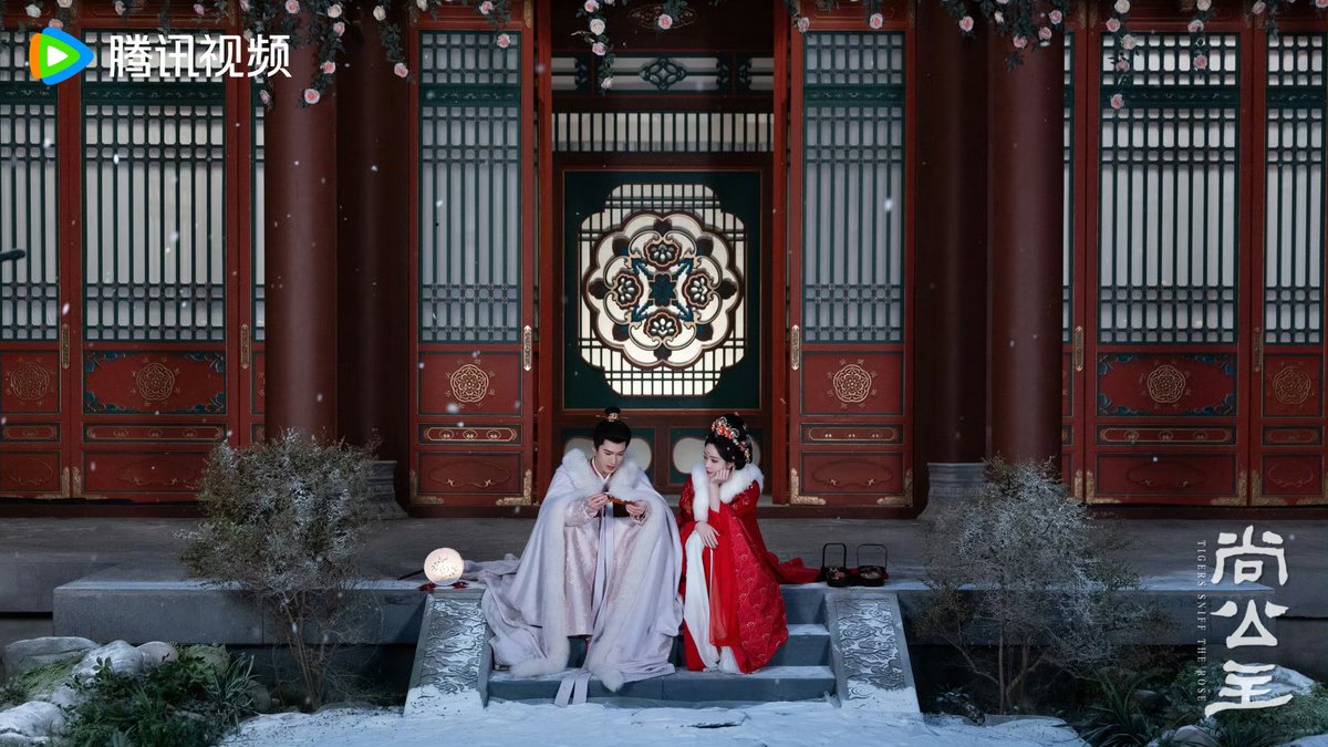 For Valentine’s Day fans also receive promotional pics for Tigers Sniff the Rose
#MengZiyi