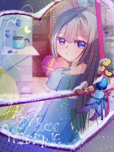 Amane2020_'s tweet photo. happy Valentine!!!　#Valentine https://t.co/OSkT5CTxQl