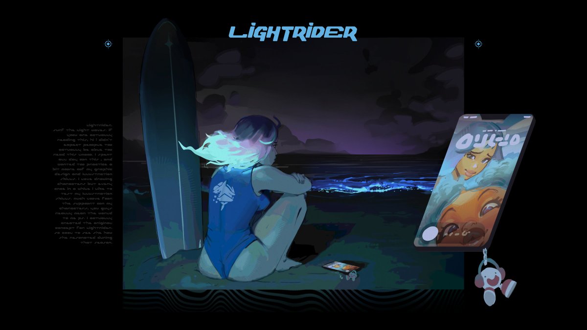 Some layout and slight illustration practice. Had a lil fun with this one #Fortnite #lightrider