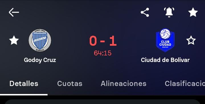 Uno que esta teniendo un comienzo esperanzador para volver a Primera es Godoy Cruz che