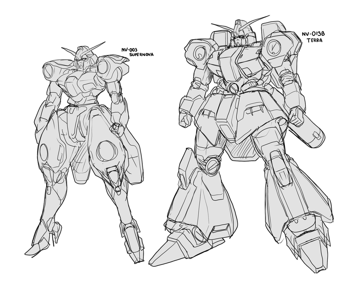 I have a need to let new visitors know that I also draw mech as well XD