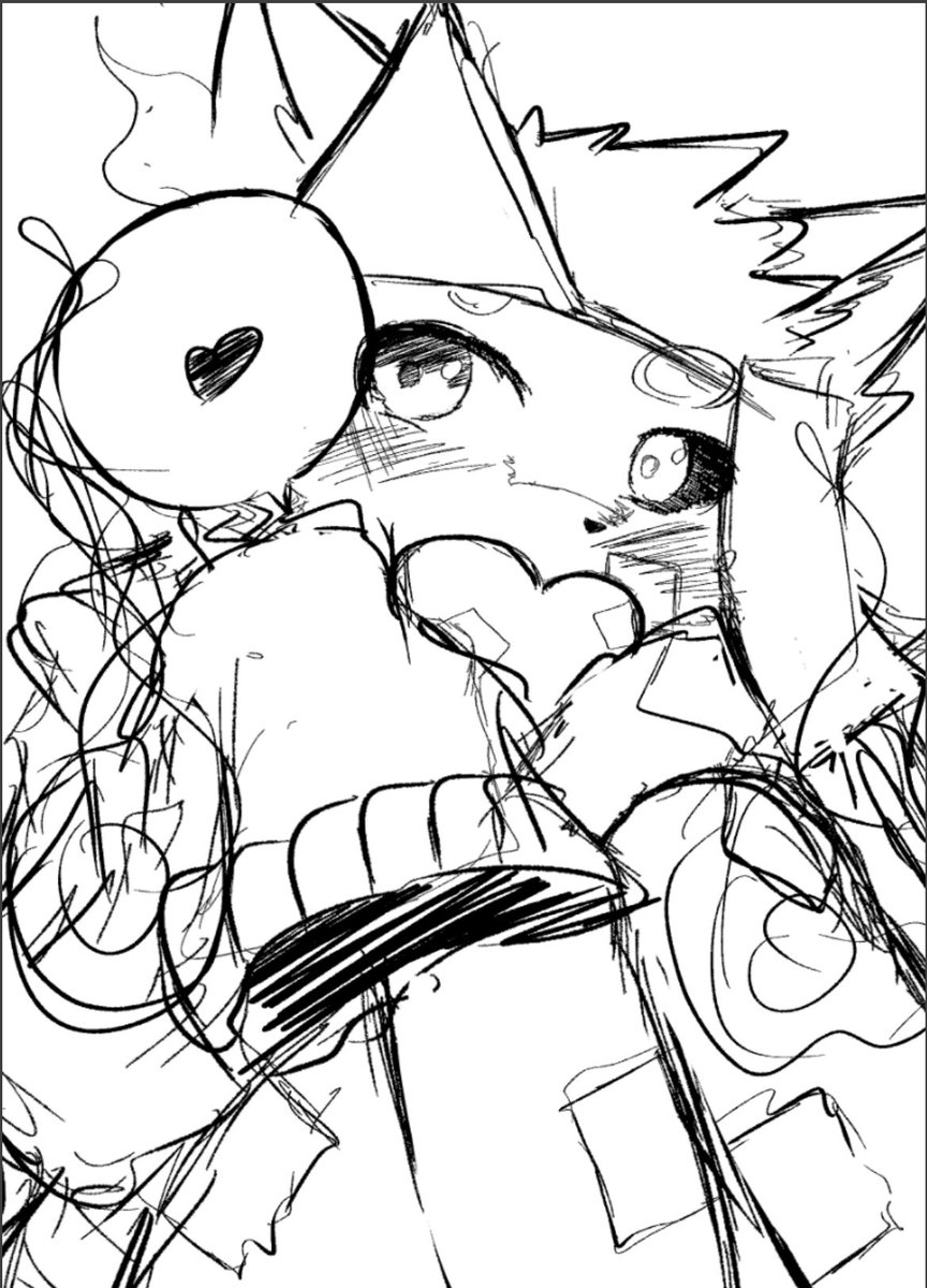 幽 バレンタイン ラフ