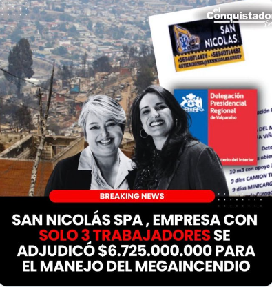 Iherreraa's tweet photo. Una empresa de un tipo de 19 años, con 3 empleados y sin ninguna maquinaria, y además,  con 36 contratos con el gobierno de Boric.  QUE MANERA DE ROBAR EN ESTE GOBIERNO. Y, por supuesto, una comunista era la que estaba a cargo de la empresa. La gente les importa un comino https://t.co/E2SlYiFCJa