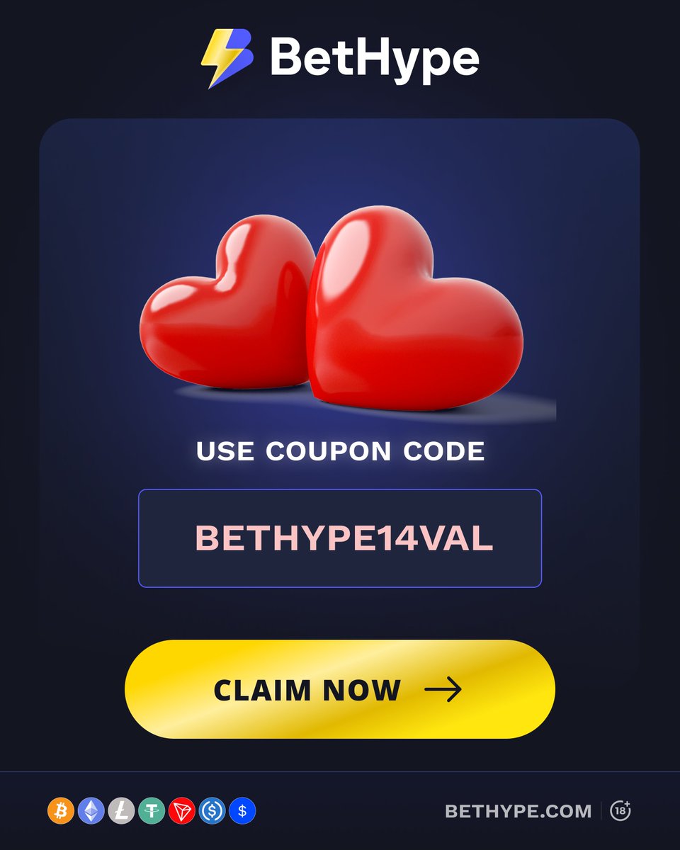 BetHypeCom's tweet photo. Be our Valentine ❤️ https://t.co/pPXCrZXYg4