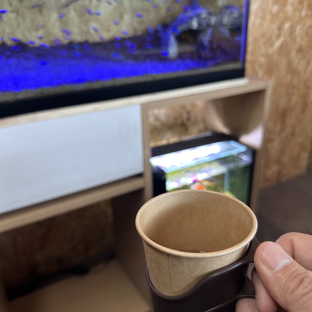 おぢのお友達とこでお茶よばれてる☺️🍵