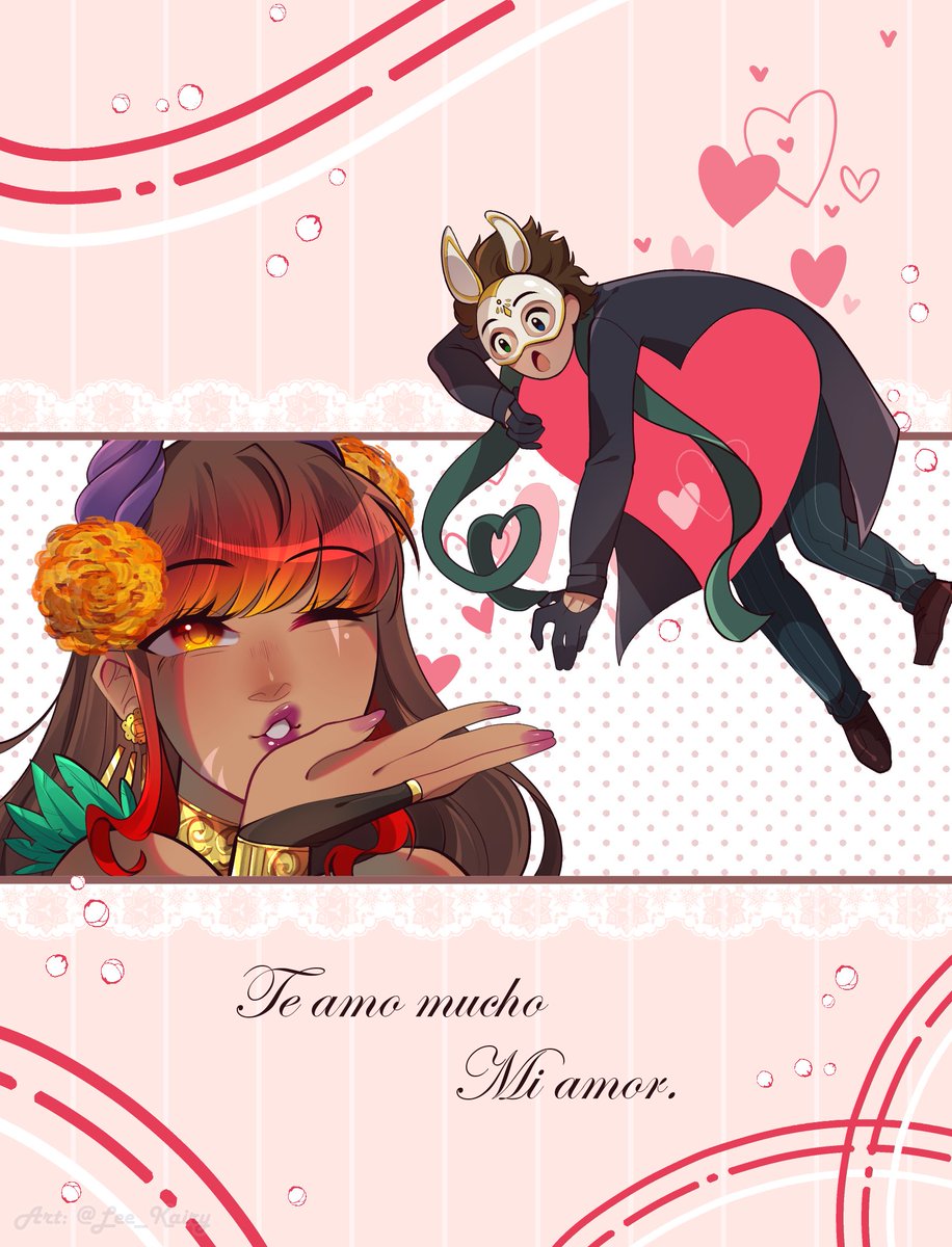 Te amo mucho <a href="/PoisonDPepper/">PoisonDPepper</a> Feliz día del amor y la amistad.

Este año es realmente especial para nosotros porque oficialmente empezamos nuestra vida de pareja viviendo juntos en un depa bonito vacio de muebles pero lleno de amor.

🎨: <a href="/Kairy_LeeGi/">Kairy_Lee🔞</a> (Te quedo hermoso 😍)