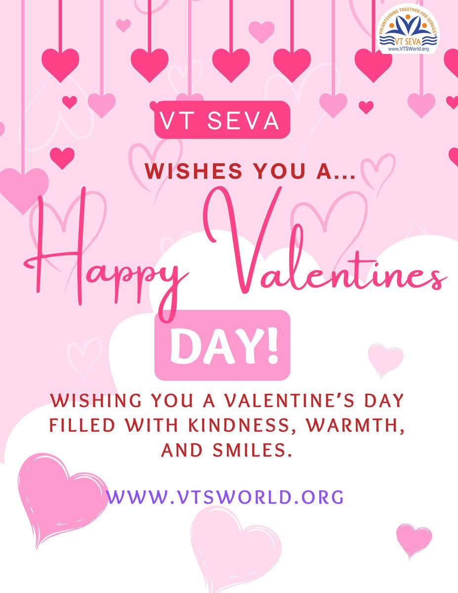 The greatest love is serving others with compassion and purpose.

May your day be filled with kindness, gratitude, and the joy of giving.

Happy Valentine’s Day!