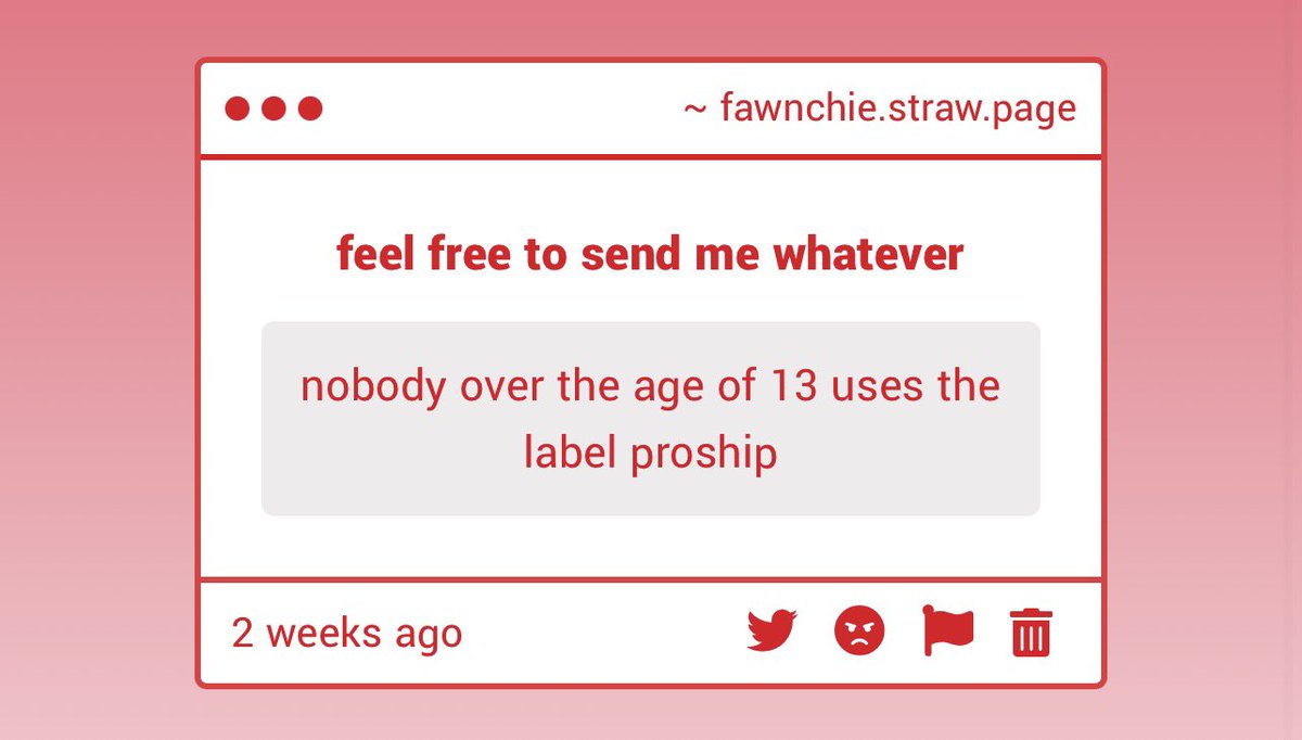 idk why you’re telling me this