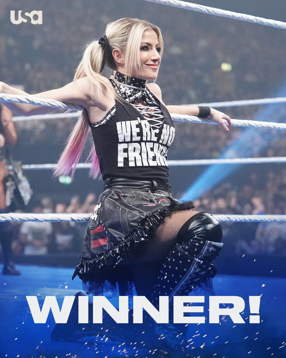 USANetwork's tweet photo. The road just got twisted, @AlexaBliss_WWE moves closer to a title shot! #SmackDown #WWE https://t.co/wjYCrlIhKo