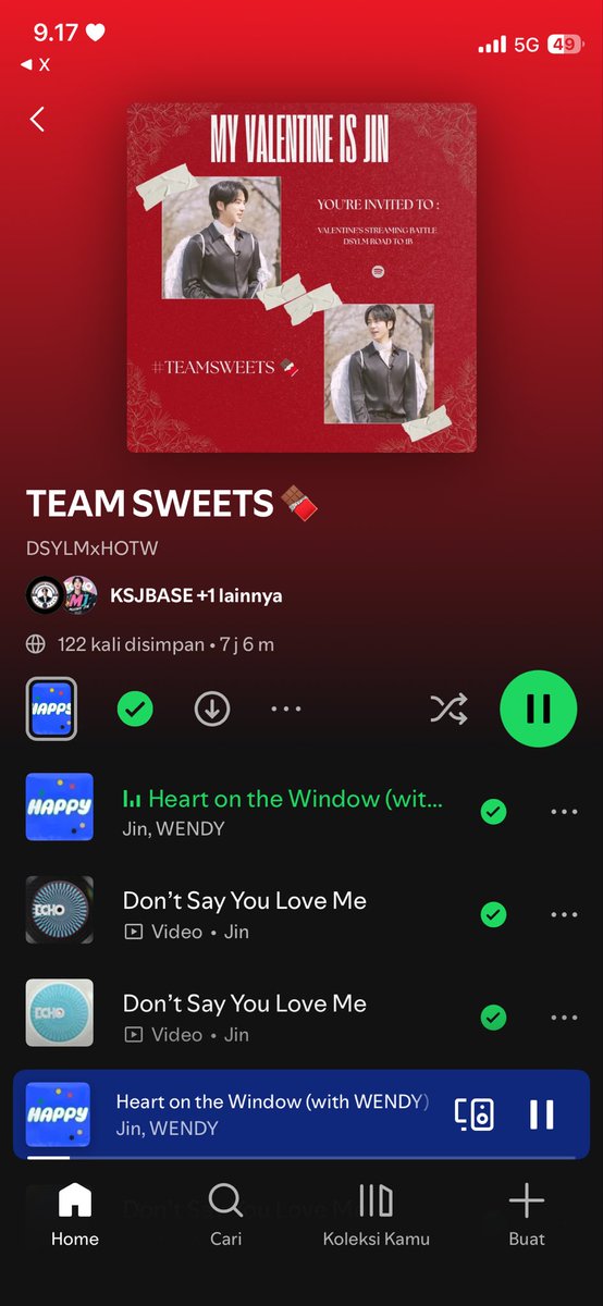 giejin7's tweet photo. @alpacabby @KSJBASE @selenophileve @cookiemu_jinnie Yah aku sukanya coklat 😁 kalian pilih apa gaes? @seokjin92luv @fbrlyaKimJeon @keyforj ?
MY VALENTINE IS JIN
#TEAMSWEETS🍫
#LoveNotesForJin
#DSYLMto1B https://t.co/eo4pxyefMg