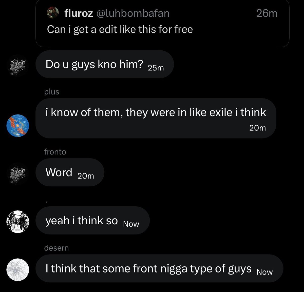 <a href="/big_fronto/">fronto</a> You fucking piece of shit I have eyes everywhere in this community. Front??? Is this what it’s come to?