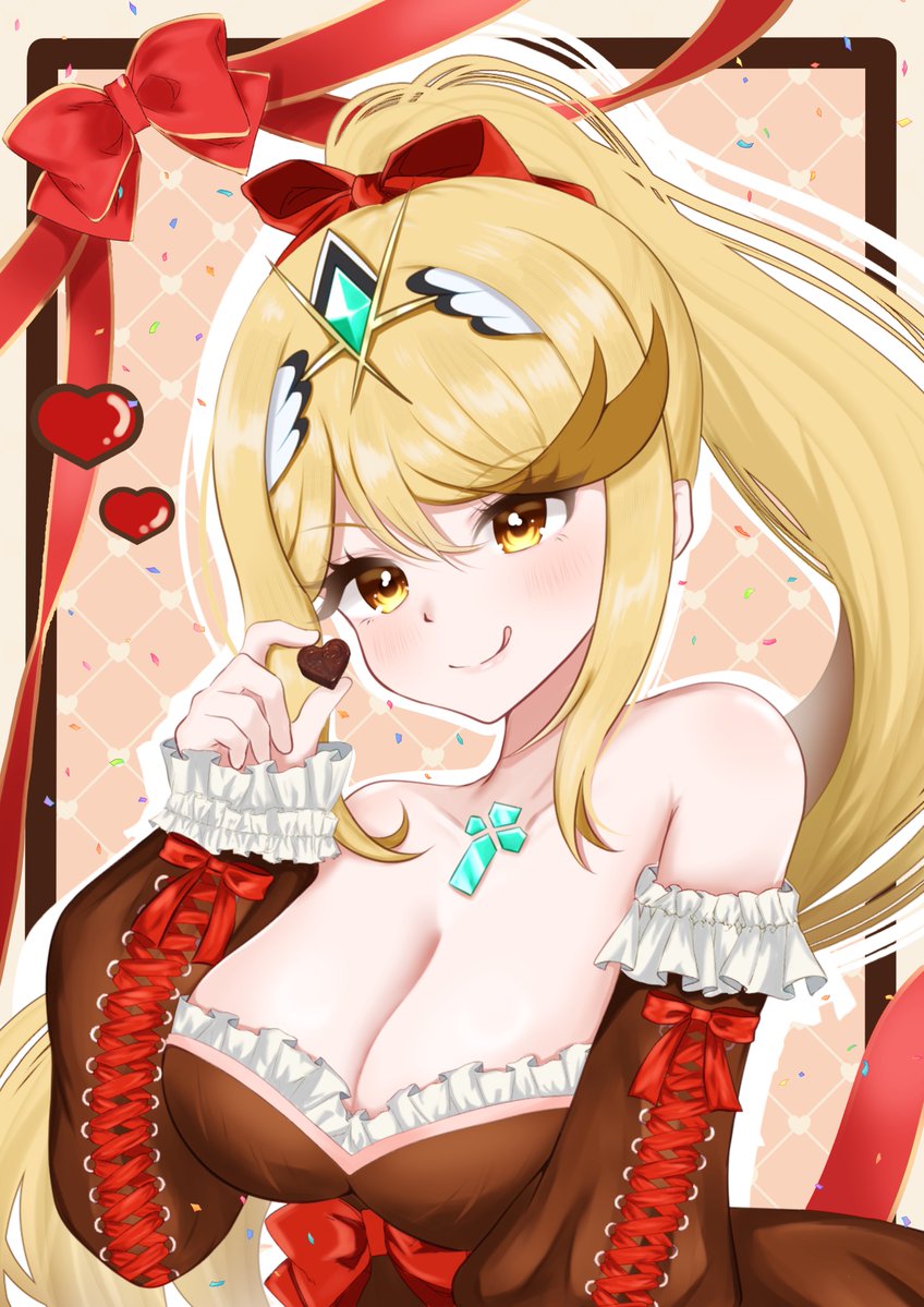 ハッピーバレンタイン🍫💕

｢チョコ欲しい人❤️押して？？｣

 #XenobladeChronicles2
#ValentinesDay2026