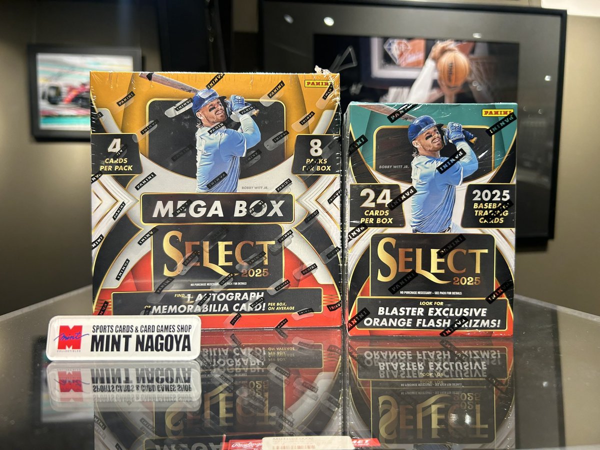 MINT名古屋店新商品情報】 『2025 PANINI SELECT BASEBALL』 MEGA BOX