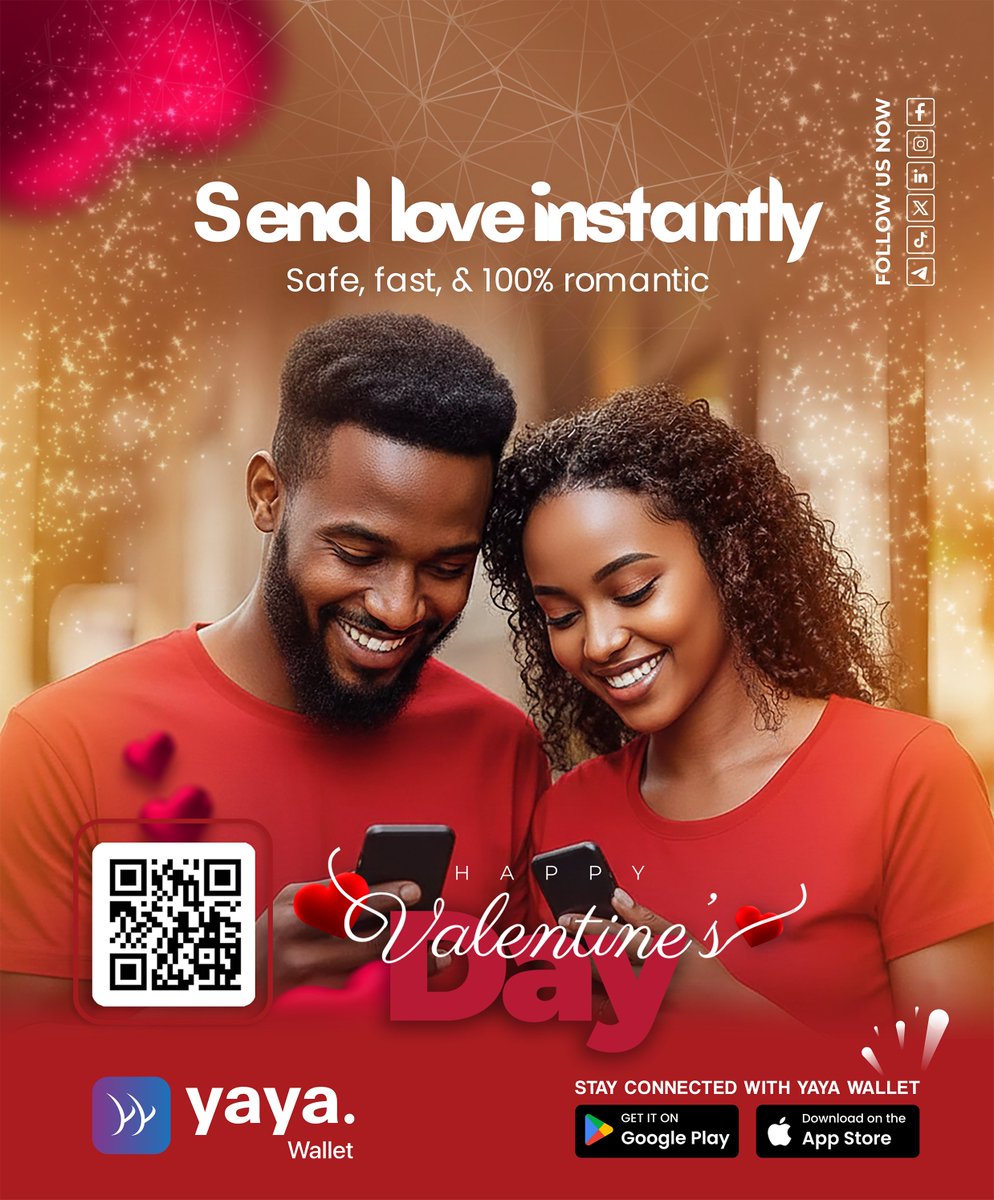 Celebrate Love, the Smart Way!

Send love, send surprises, send money instantly with YaYa Wallet.

Stay Connected with YaYa Wallet: yayawallet.com/install

#YaYaWallet #ValentinesDay #LoveMadeEasy #ValentinesDay2026 #StayConnected
