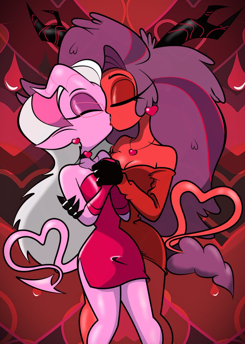 cwillia89's tweet photo. Hot Blooded

Our demonic duo can't wait to paint the town red!
Happy Valentine's Day! ❤️

#marthaberry 
#marthberry 
#marberry 
#HelluvaBossFanart https://t.co/JejvQPFZ3u