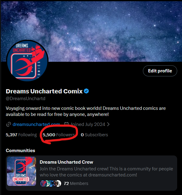 Dreams Uncharted Comix tweet media