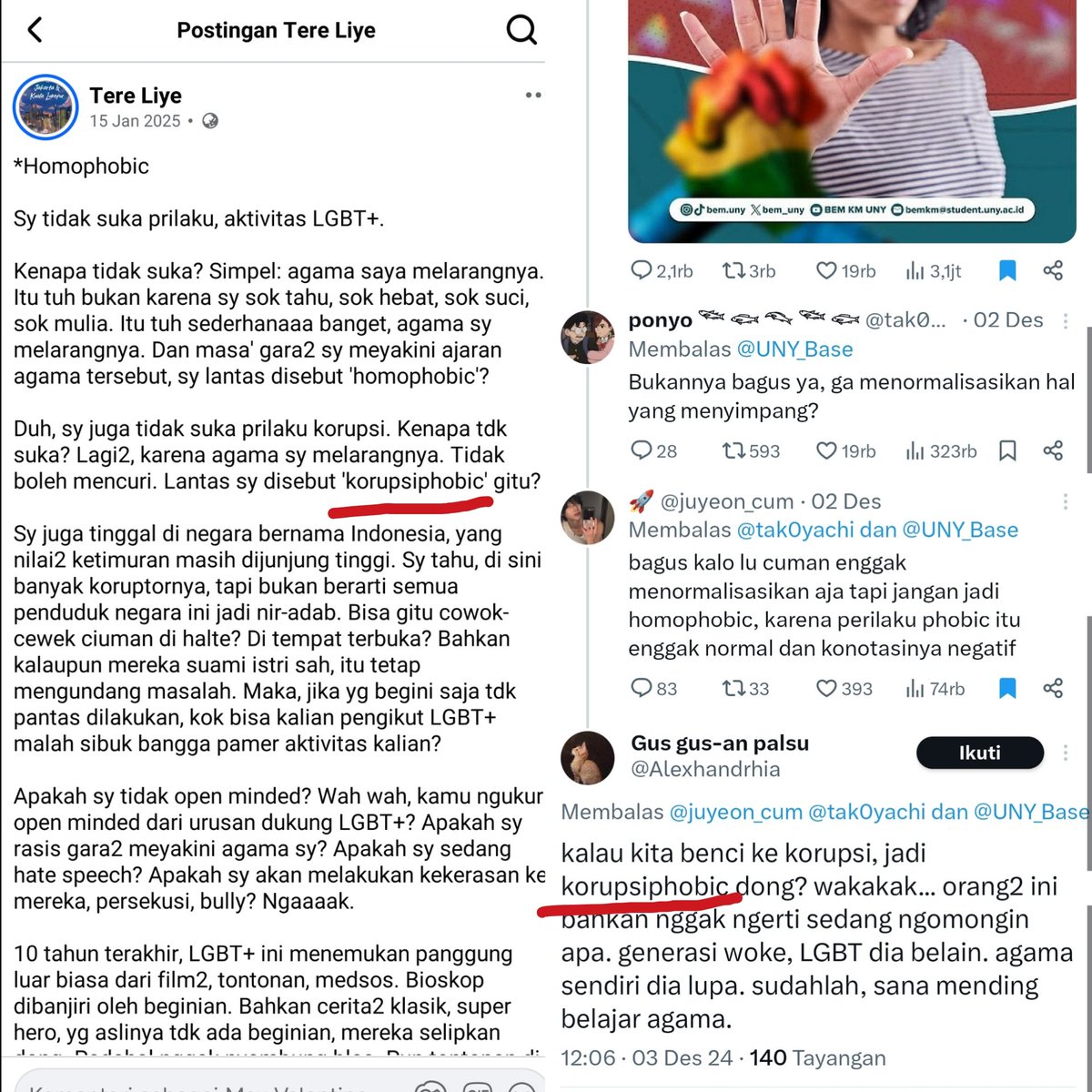 ryyanville's tweet photo. Ok, jokes aside, I LITERALLY found akunnya X-nya Tere Liye but I can't prove it yet. Klo kalian prnh baca buku2/caption2nya TL di sosmed, klian psti ga asing sm gaya tulisan &amp; ideologinya. Akun ini jg obsess balesin twt2 diskursus soal TL. Gongnya lg dia ngefollow akun2 'rated'💀 https://t.co/XTQMWyTSmJ