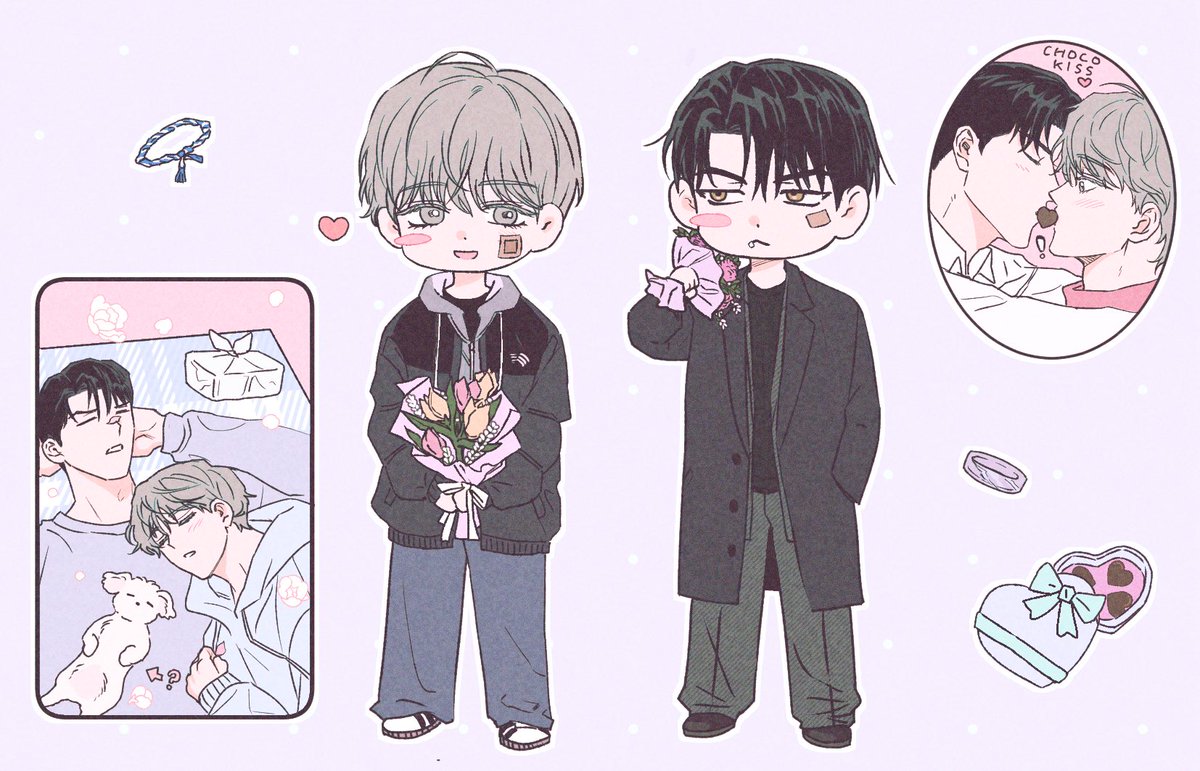 아기공형아수전문가 지인작가님이 그려주신 피달부 아가들,,, 꺄아 너무너무 귀엽죠?! 🥰🧡