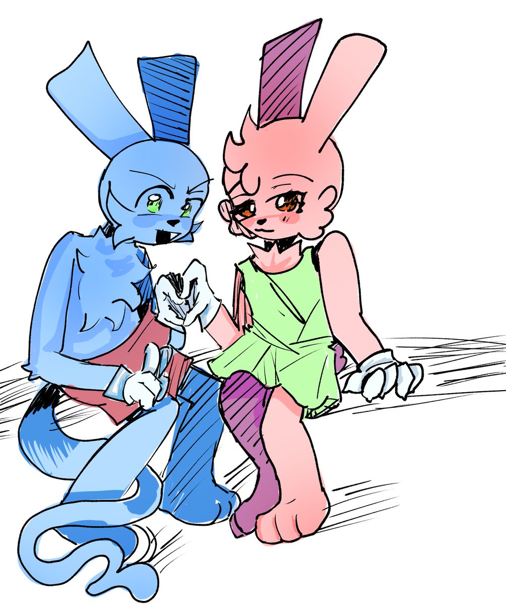 Ummm early Valentines day doodle of Riggy and Rosey
(I swear I'll make a full drawing of toon turf soon, doodleing is just funner😭)