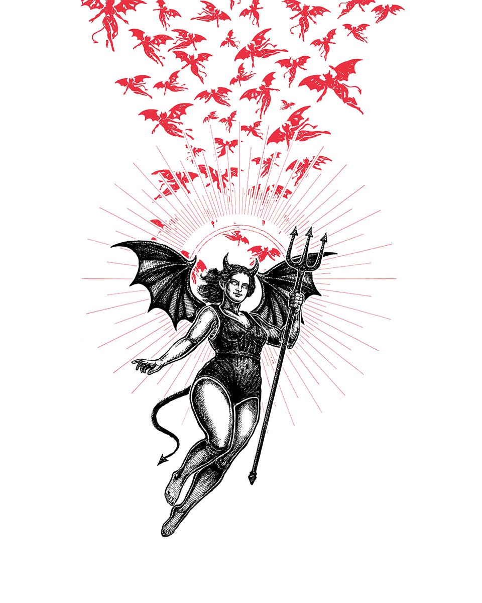 Hell hath no fury. Twenty new Limited Edition Prints are now available of her - each one is hand-signed and numbered, while supplies last.