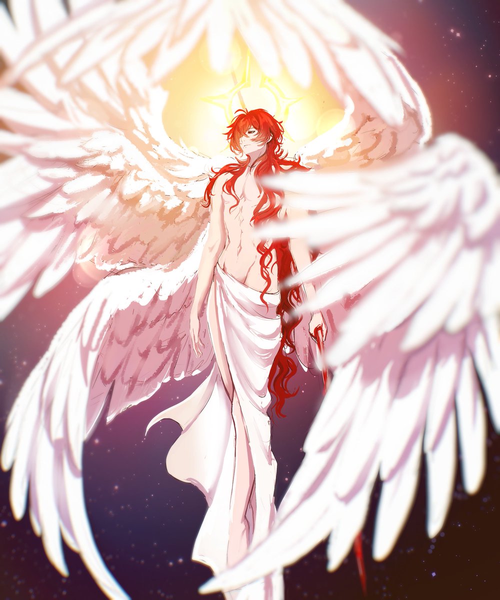 UlnaLonogus's tweet photo. Diluc. Angel of dawn https://t.co/gOoip9sTBd