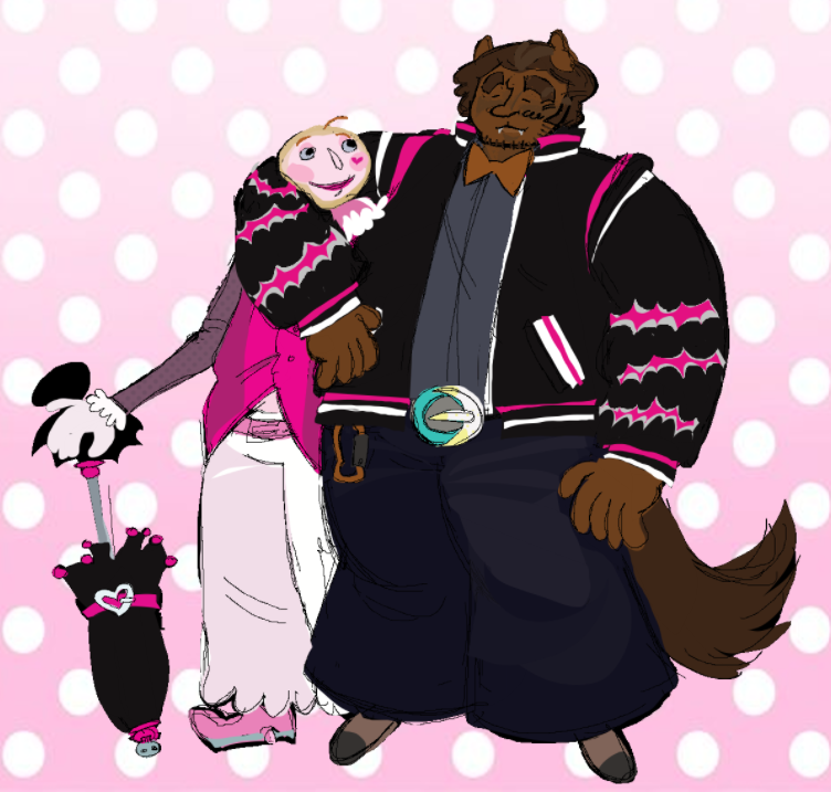 this year for valentines day i went "how can i make this about my two completely unrelated hyperfixations"