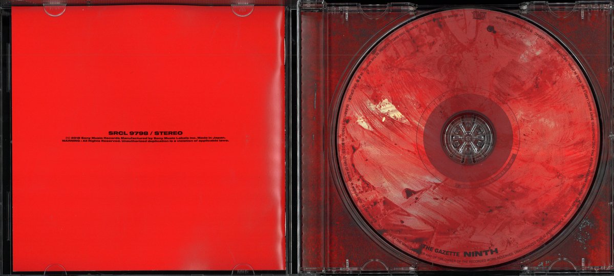 ガゼットNINTH完全生産限定盤/直筆サイン付CD+BD theGazettE