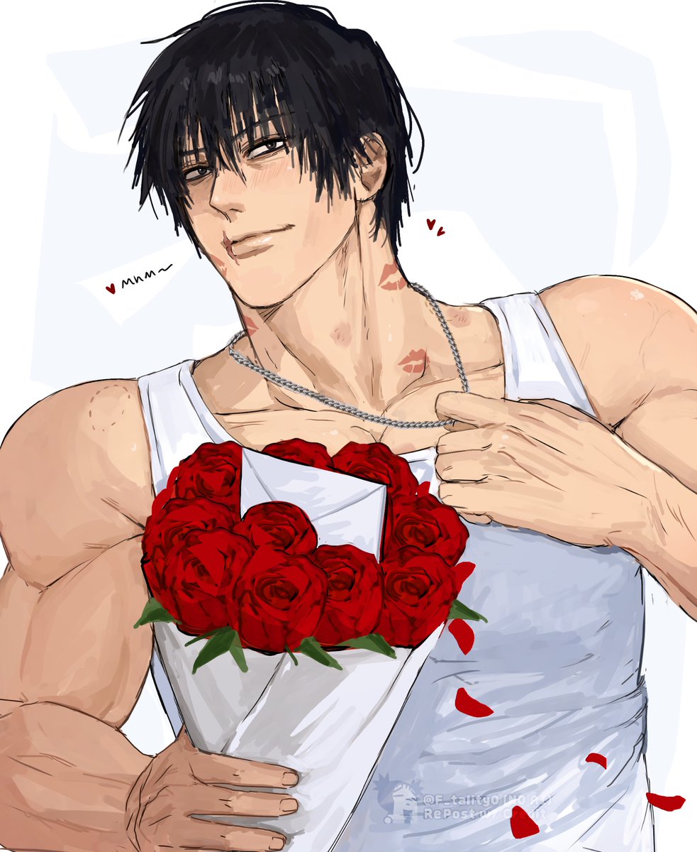 Happy Valentine’s Day! 
#toji #jjk