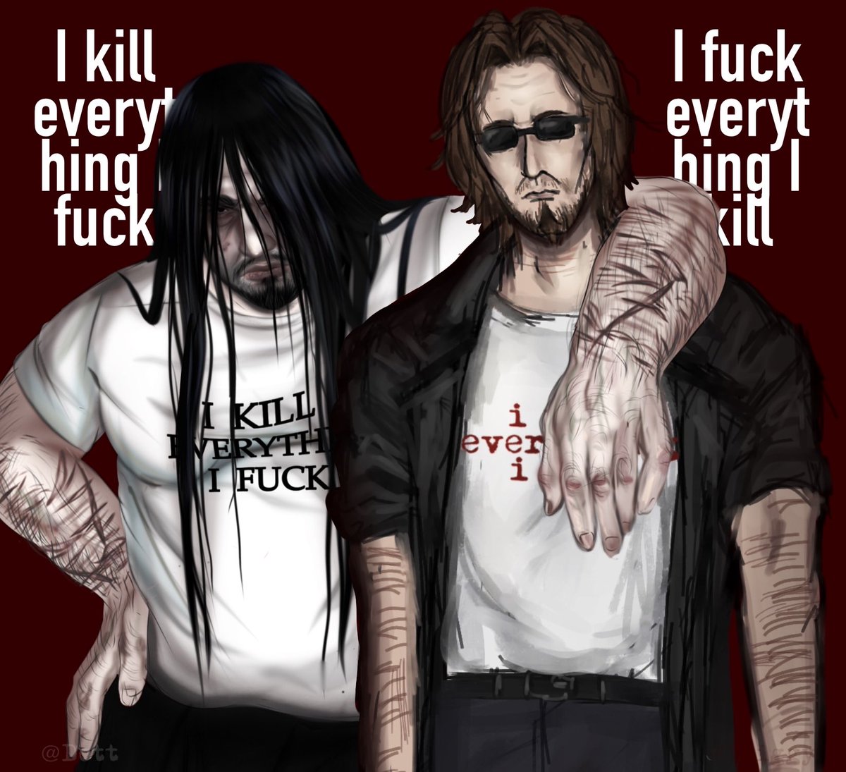 Xxcoke_sugarxX's tweet photo. art collab with @cruisemebaby (p1 dude drawn by her)
#hatred #notim #postal #postaldude https://t.co/LZPGJ4g8bq