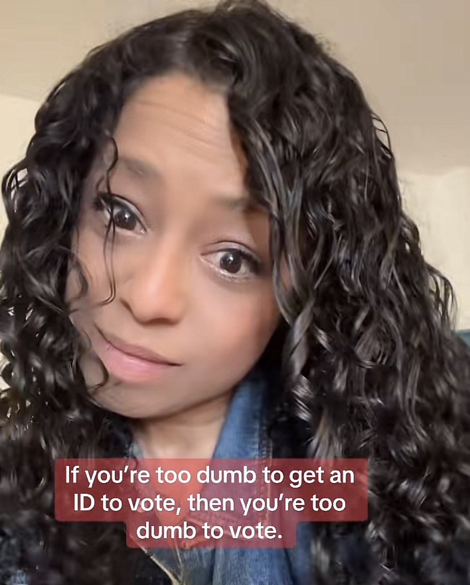 She has a point… 🗳️