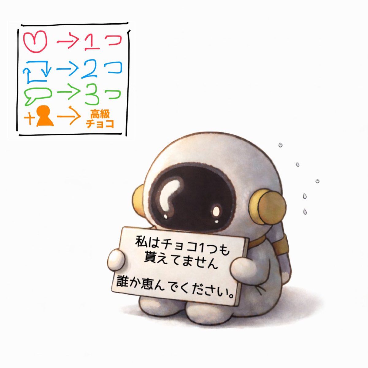 感謝 】 みんなのおかげでいっぱいチョコを貰えて グラちゃんが幸せ