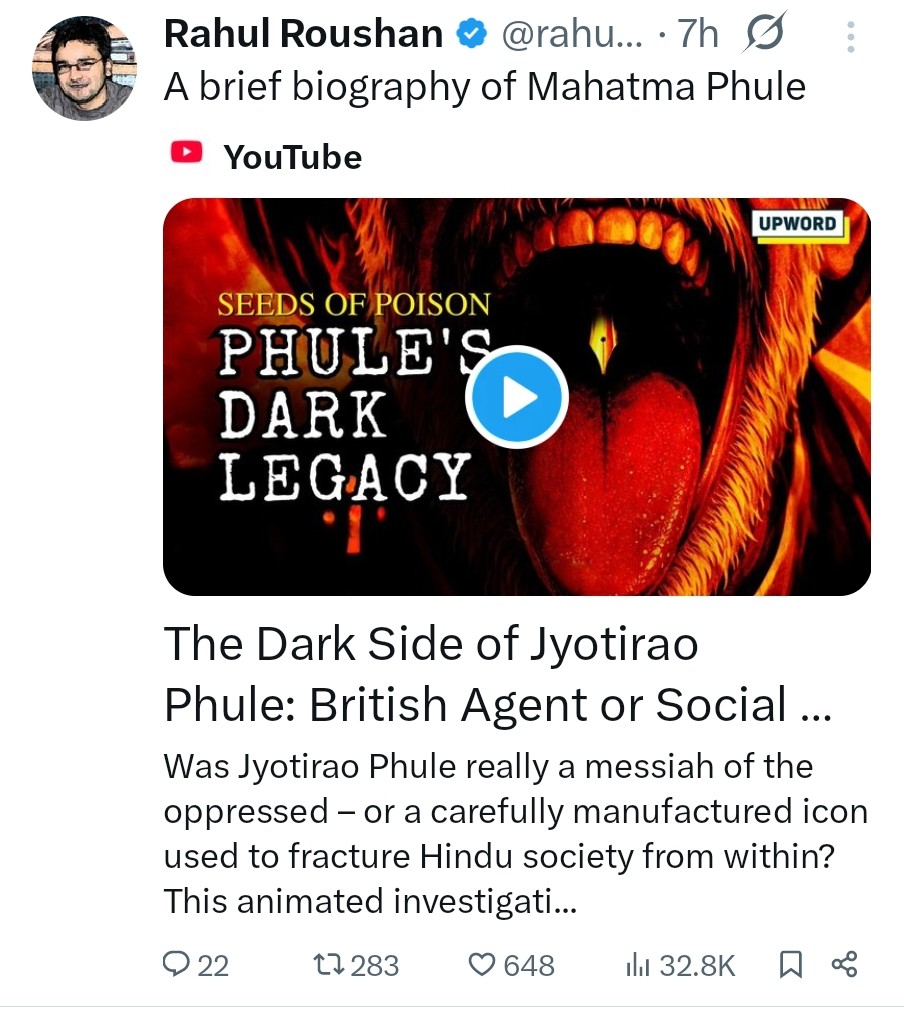 They will rebel against every single thing that gives you freedom. 
 
They will oppose Buddha,

They will oppose the great Ashoka,

They will oppose Guru Ravidas,

They will oppose Sant Kabir,

They will oppose Mahatma Phule.

They will oppose the Guru,

They will oppose Periyar.