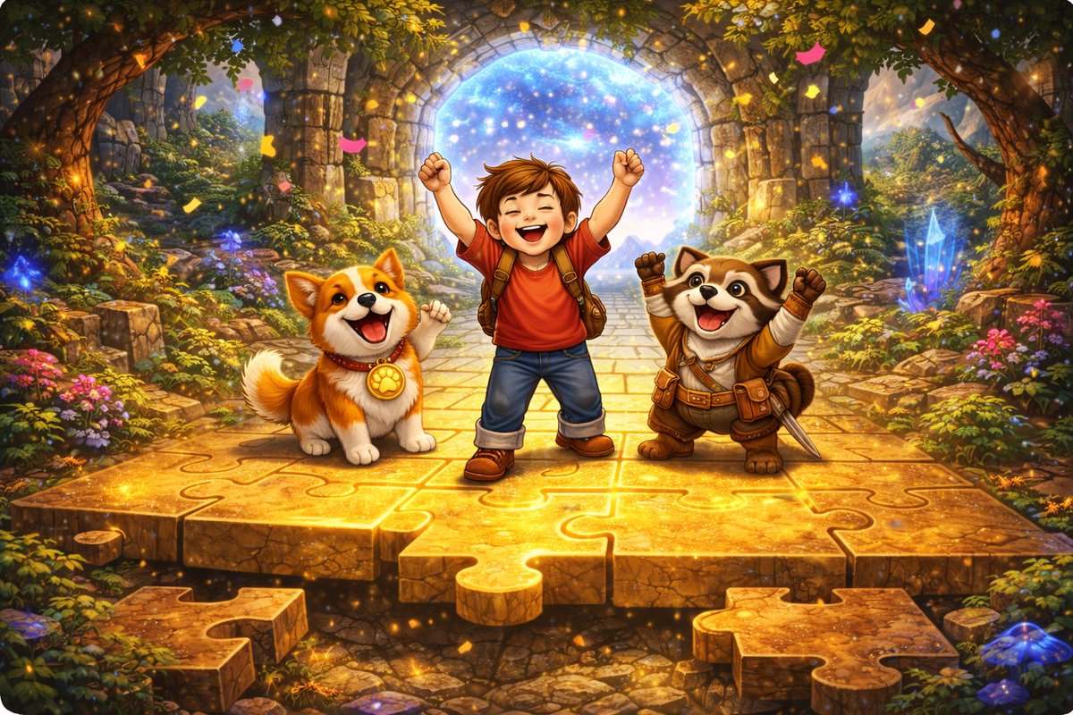 MoveDogPlay's tweet image. 🎉🧩 Finally, the pieces fit.

A door opens,
confetti falls,
and the journey feels worth it ✨

Every puzzle solved
brings a brighter world ahead.
Keep moving with MoveDog 🐾🚀

#MoveDog #MDOG #PuzzleComplete #NewChapter #Adventure