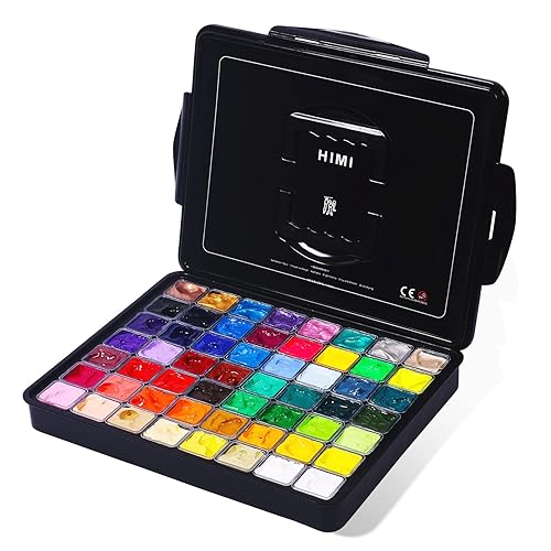 Key__Britt's tweet photo. I just received HIMI Gouache Paint Set, 56 Colors x 30ml Include 8 Metallic and 6 Neon Colors, Unique Jelly Cup Design in a Carrying Case Perfect for Artists, Students, Gouache Opaque P from huf_is_here via Throne. Thank you! https://t.co/War3bruVAW #Wishlist #throne https://t.co/84CmLIvye6
