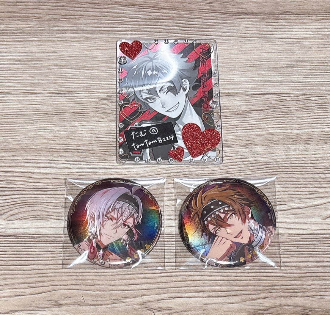 交換】アイナナ 記念日2025 缶バッジ TRIGGER 譲）天1(4)、龍之介1