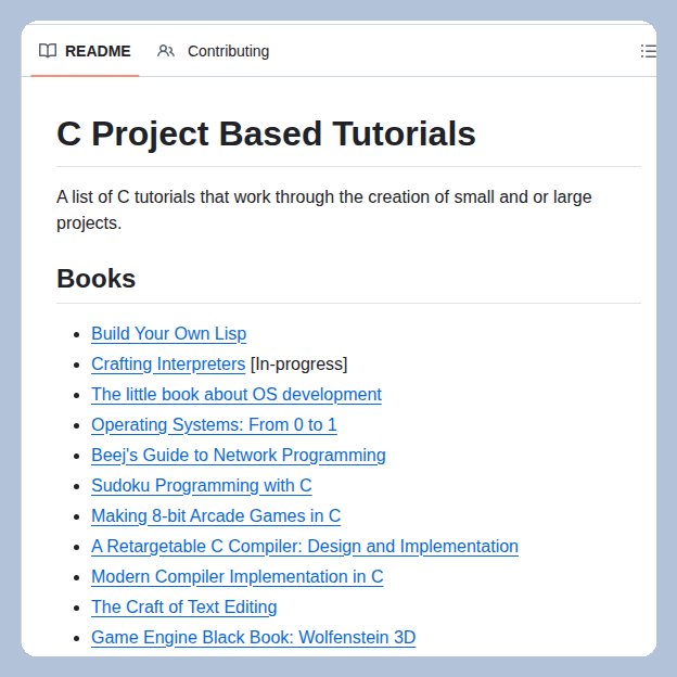 Tutorials for building systems in C

github.com/SWPFlow/C-Proj…
