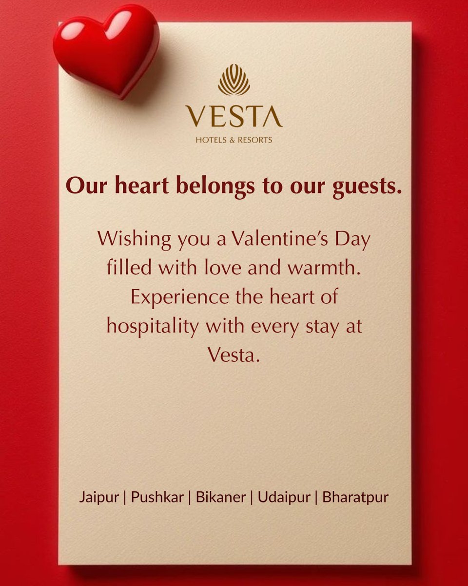 Vesta Hotels & Resorts tweet media