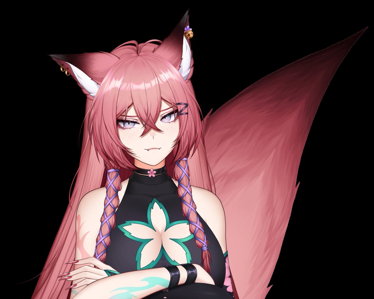 Just a Kitsune here to remind you...

GO TO BED! 😈💜