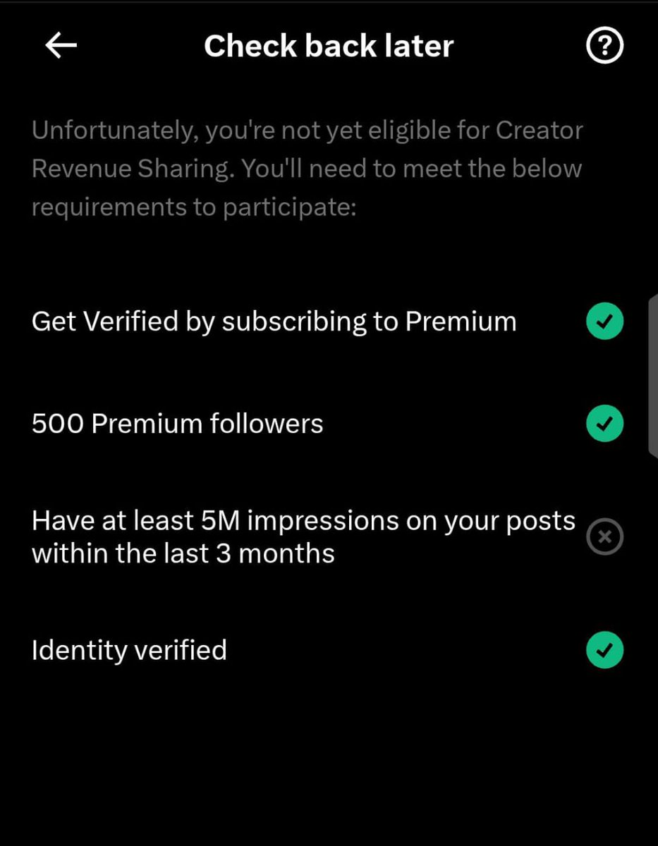 I’m a premium user. If you’re seeing this on your tl, kindly help a brother get to 5million impressions. I’ll engage back I promise