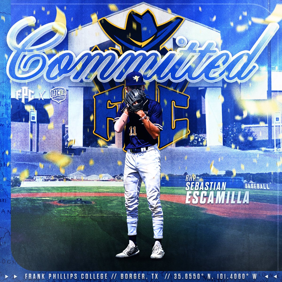 escamillas061's tweet photo. I’m blessed to announce that I will pursue my academic and baseball career at Frank Phillips College. I want to thank my parents and all the people around me who believed in me get to where I am now. God has been my savior and guided me. @PlainsmenBB @LB21baseball @HCchadbrown https://t.co/N9doCRfaKW