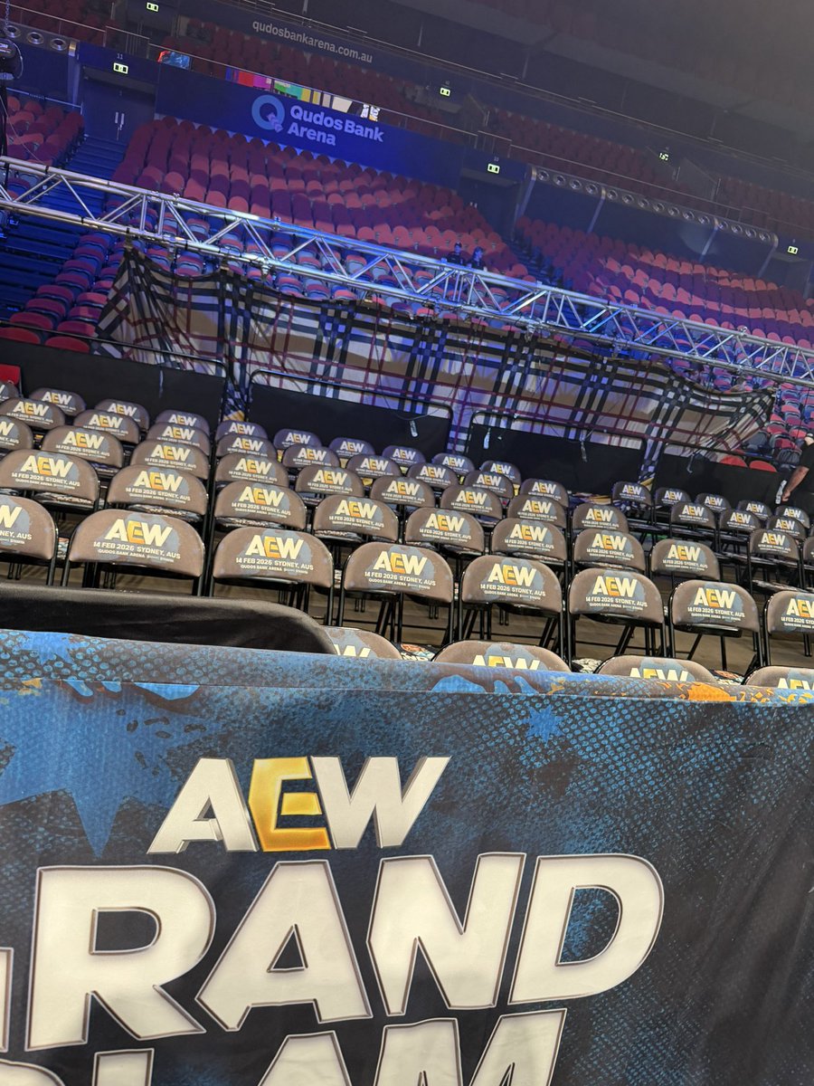 BlakeDoherty30's tweet photo. Ain’t long now, so keen #aewgrandslam Australia 🔥 @AEW https://t.co/lG9pChaEsz